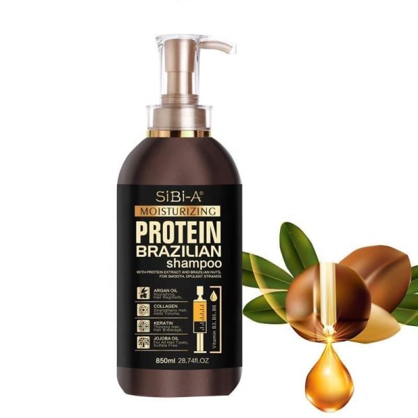 شامپو فری سولفات پروتئین کراتین کوئین برزیل ۸۰۰ میل PROTEIN BRAZILIAN